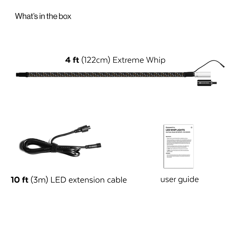Ecoxgear Extreme 4ft Whip - SEI-SEWHP4AU
